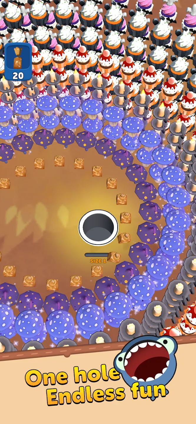 Scary Night: Hole Eat All screenshot 1