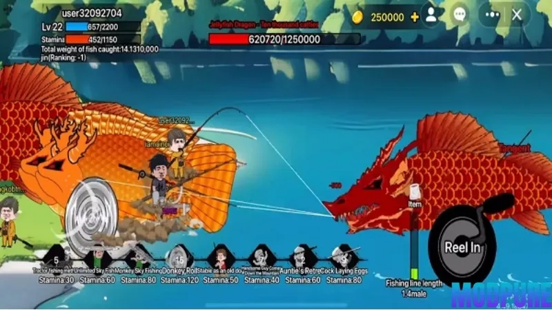 Câu Cá Vạn Cân Vô Hạn Tiền screenshot 1